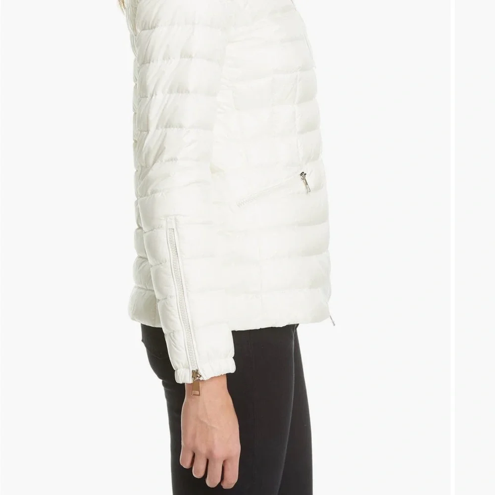 Moncler Women's Cream Puffer Jacket - Picture 6 of 16
